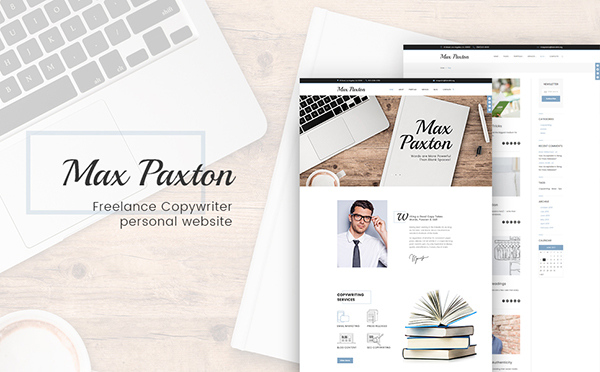  Profile Page WordPress Theme